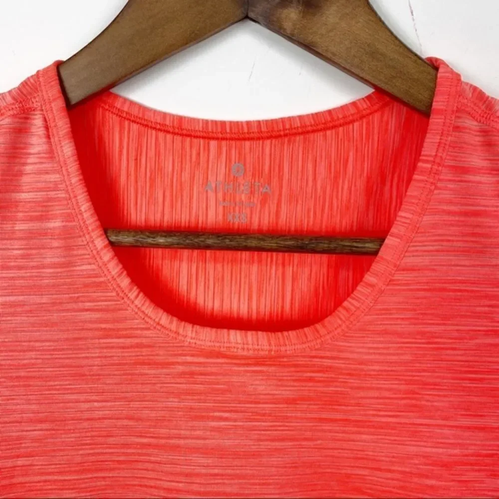 Athleta Orange Coral Short Sleeve Top XXS